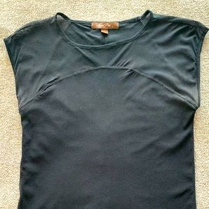 Sweet Pea - black mesh t shirt